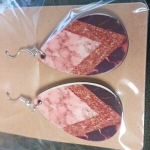 Handmade earrings image on both sides